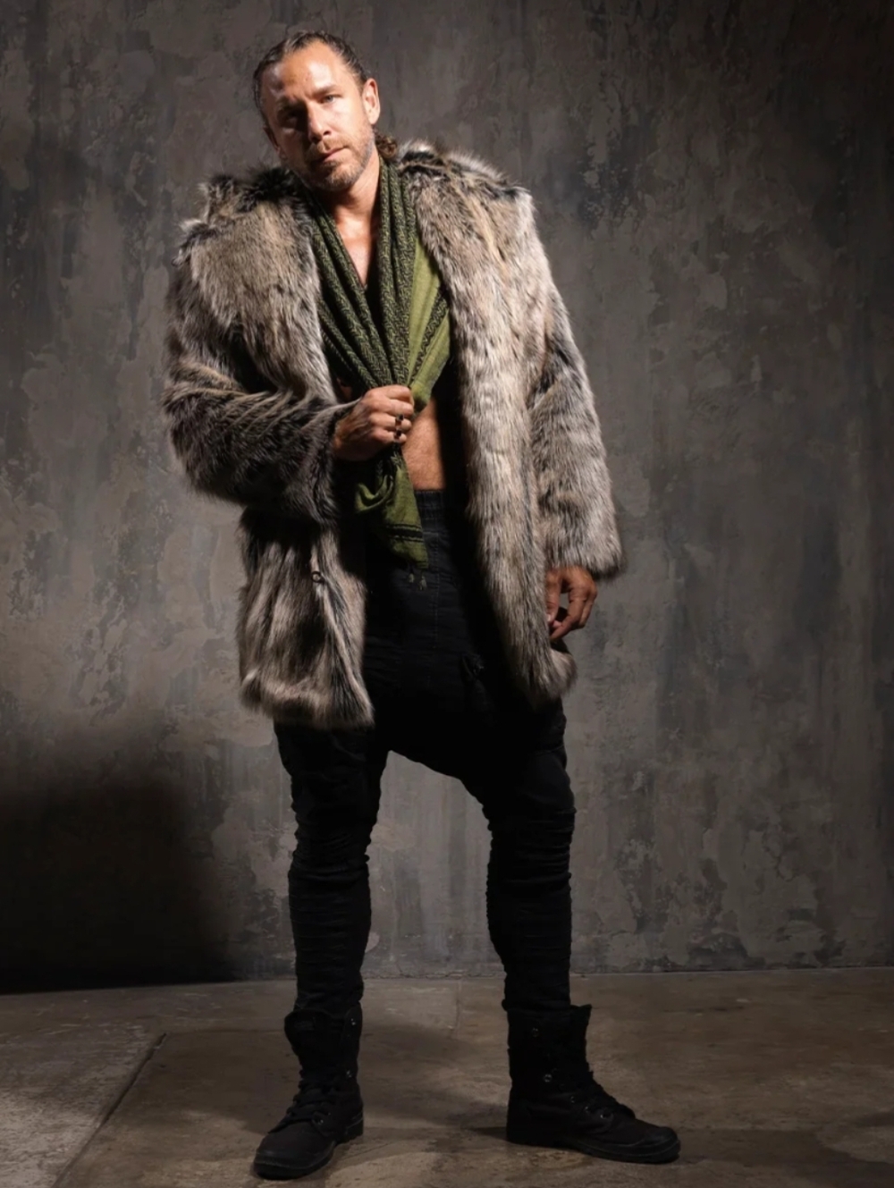 Festival Chic SPIRIT HOODS Grey Wolf Jacket